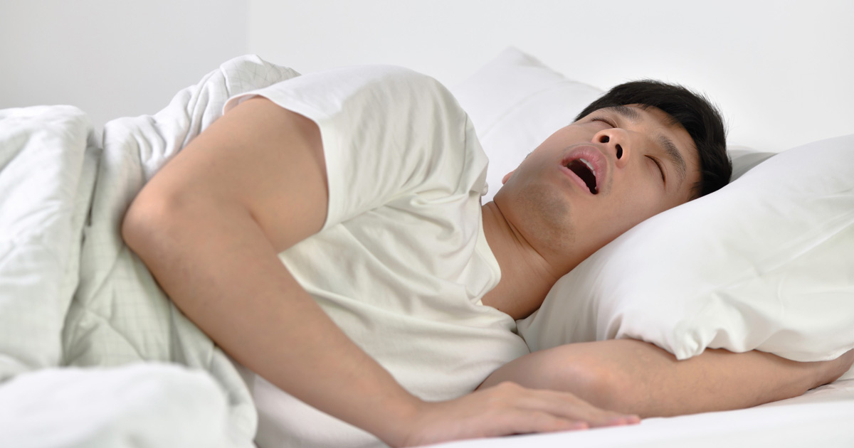 นอนกรน จากภาวะหยุดหายใจขณะหลับ